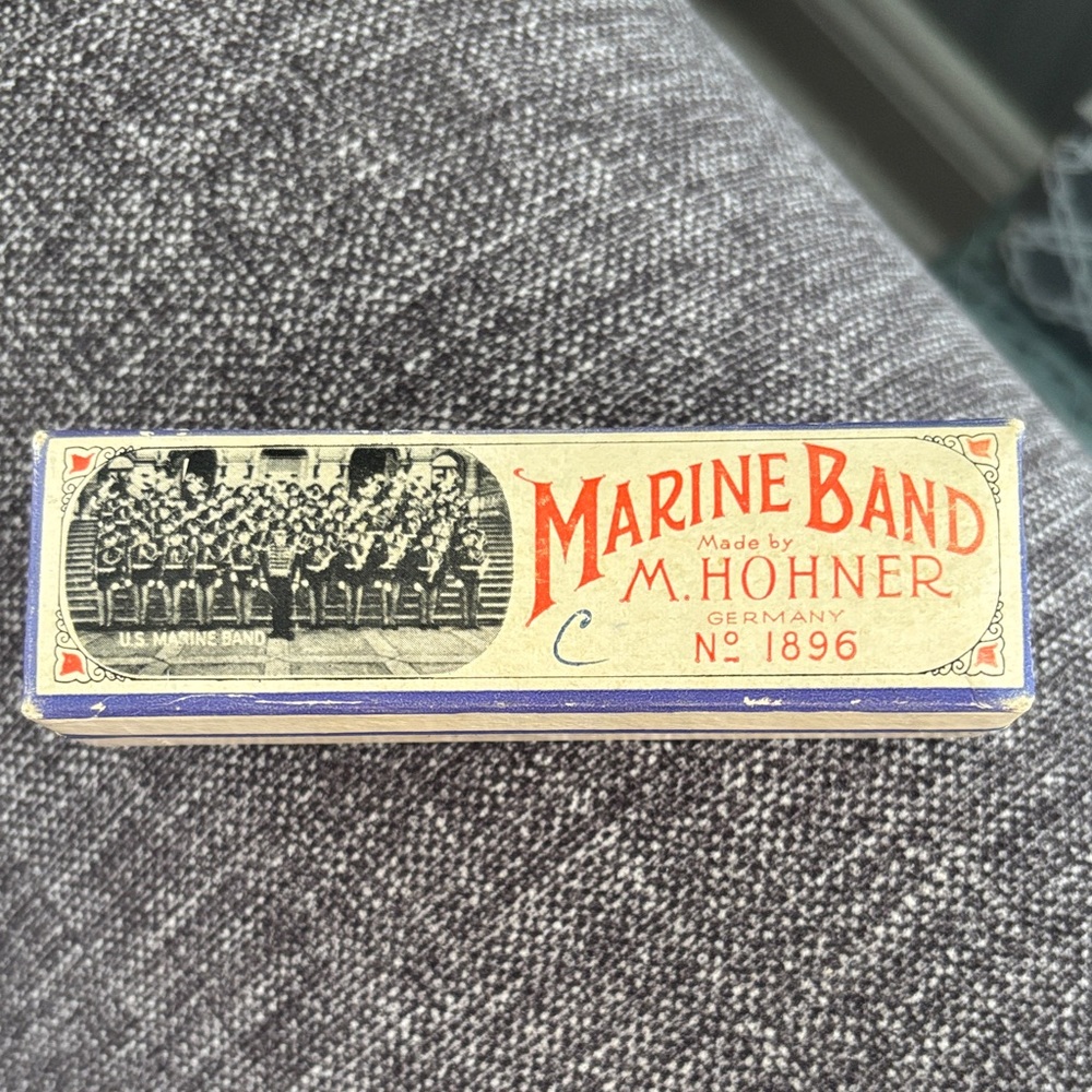 Marine Band Harmonica by M. Hohner